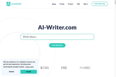 Writer.com™ - The only AI Text Generator built to be trusted. preview